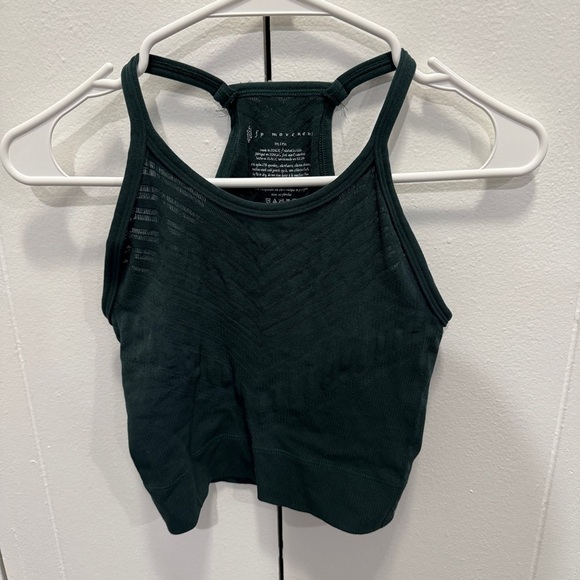 Free People Green Gone Adrift Seamless Tank Top - Picture 1 of 9